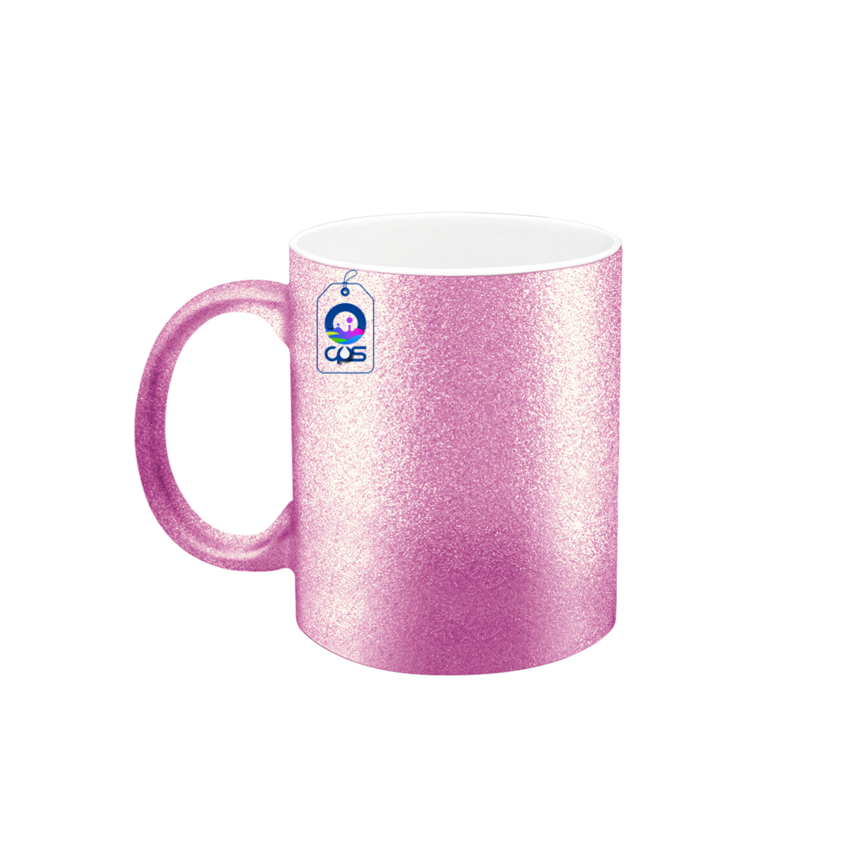 Taza diamantada para sublimar, 12 piezas.