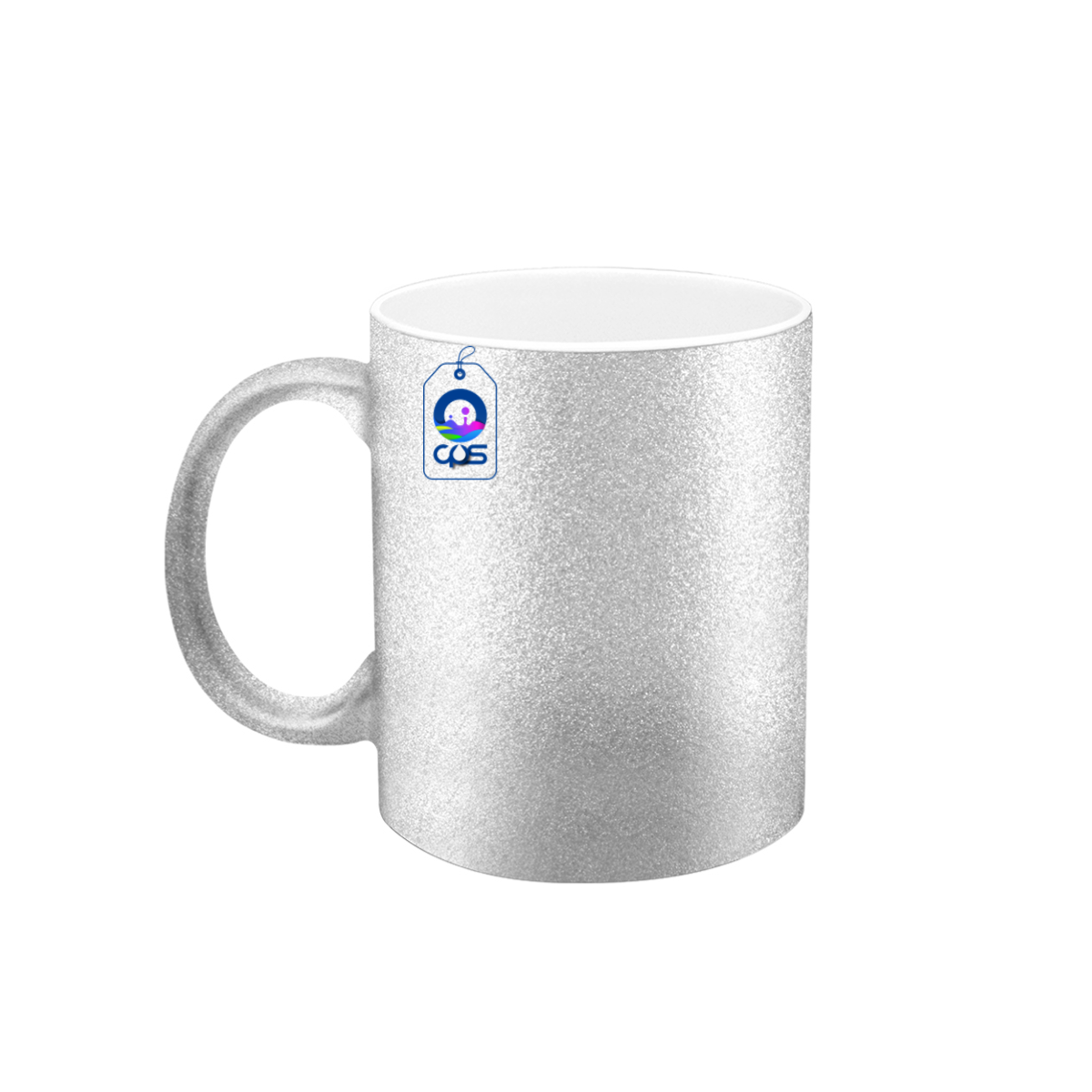 Taza diamantada para sublimar, 12 piezas.