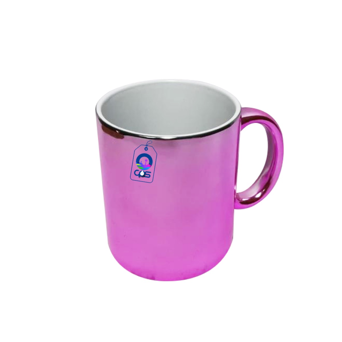 Taza metálica (espejo) para sublimar, 36 piezas.