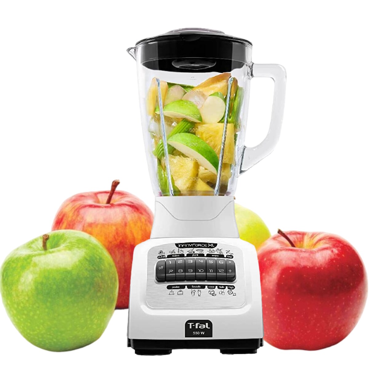 Licuadora T-fal LN8221MX Color Blanco, 12 Velocidades
