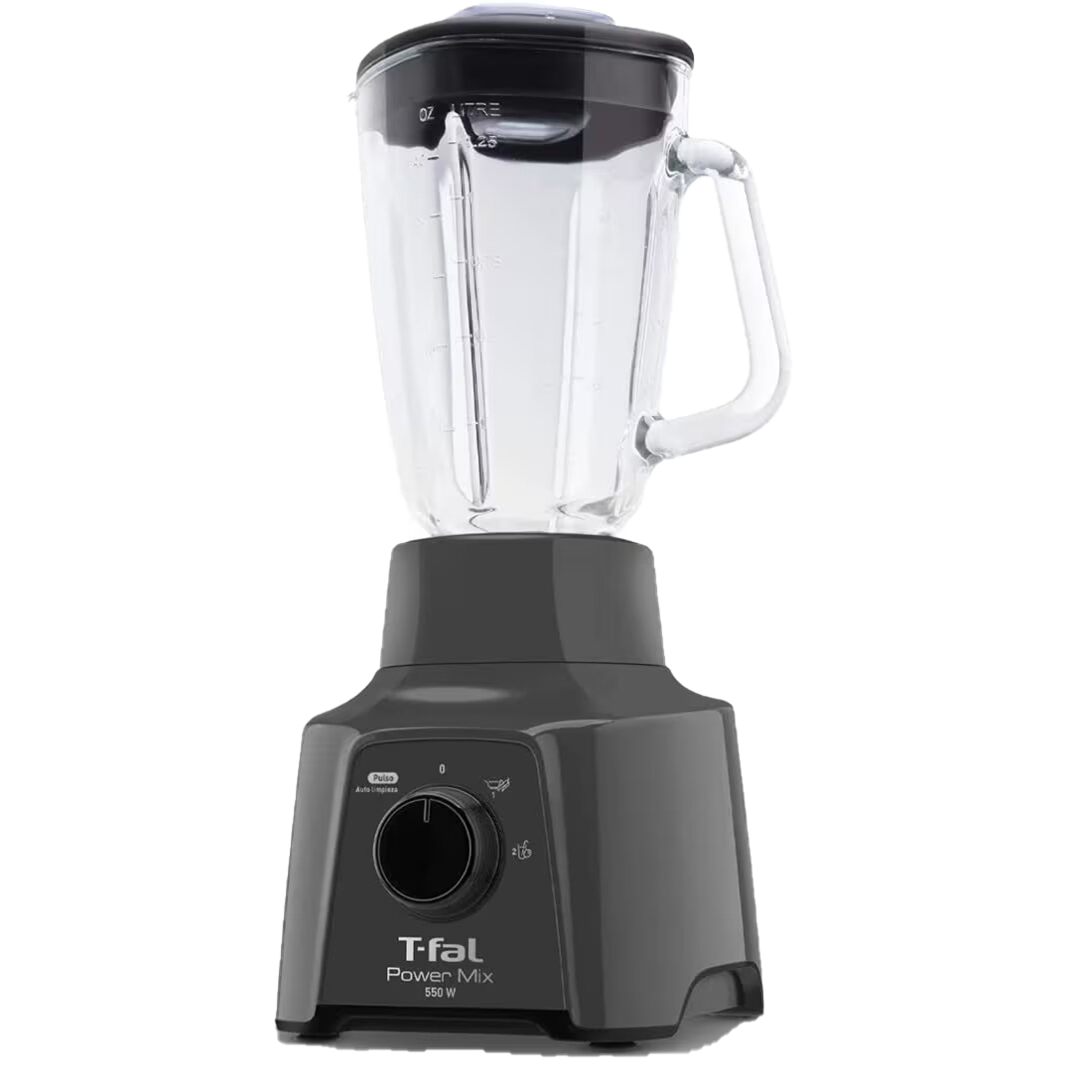 Licuadora T-fal Power Mix Ln283bmx 1.25l Gris Vaso De Vidrio   