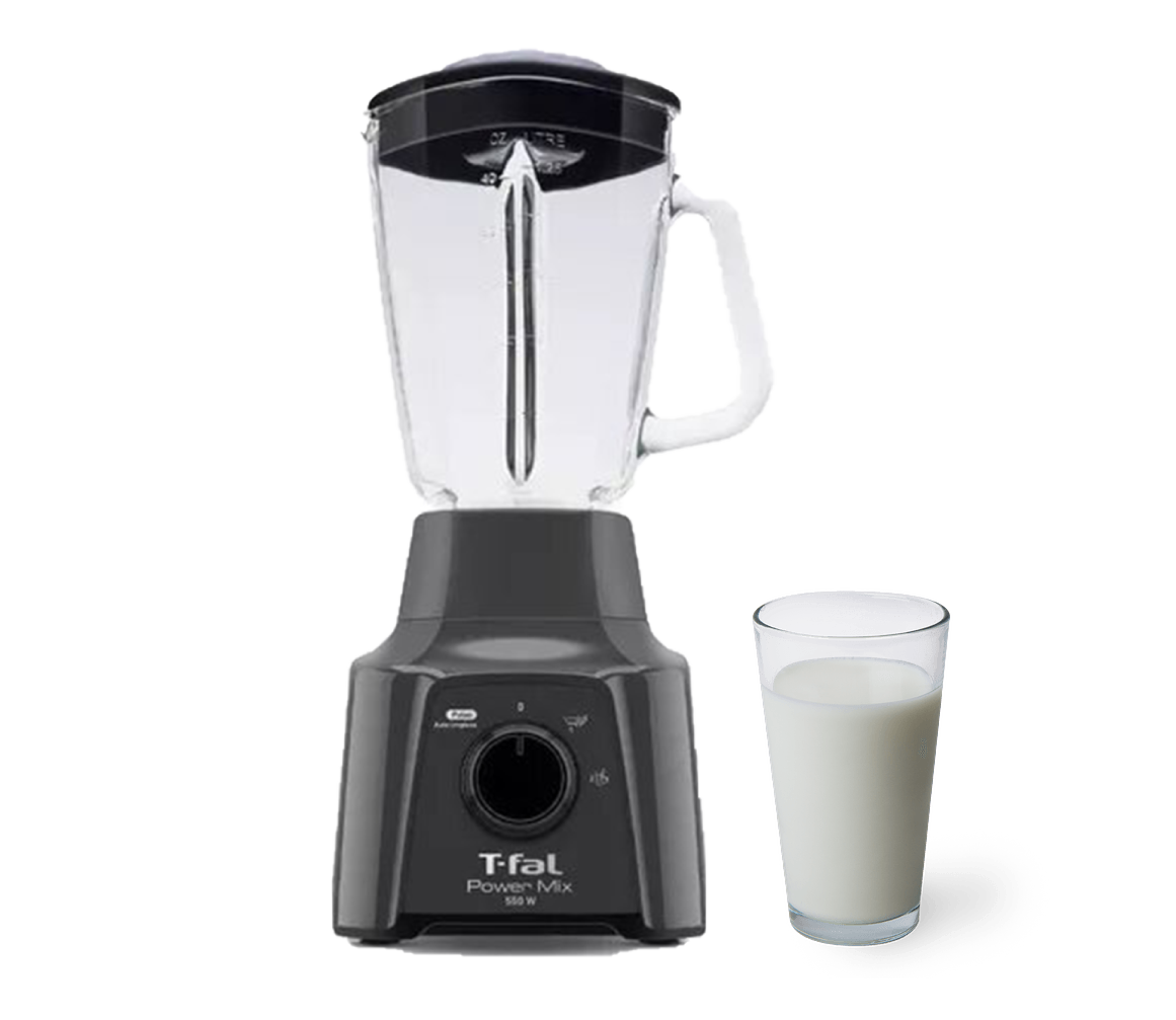 Licuadora T-fal Power Mix Ln283bmx 1.25l Gris Vaso De Vidrio   