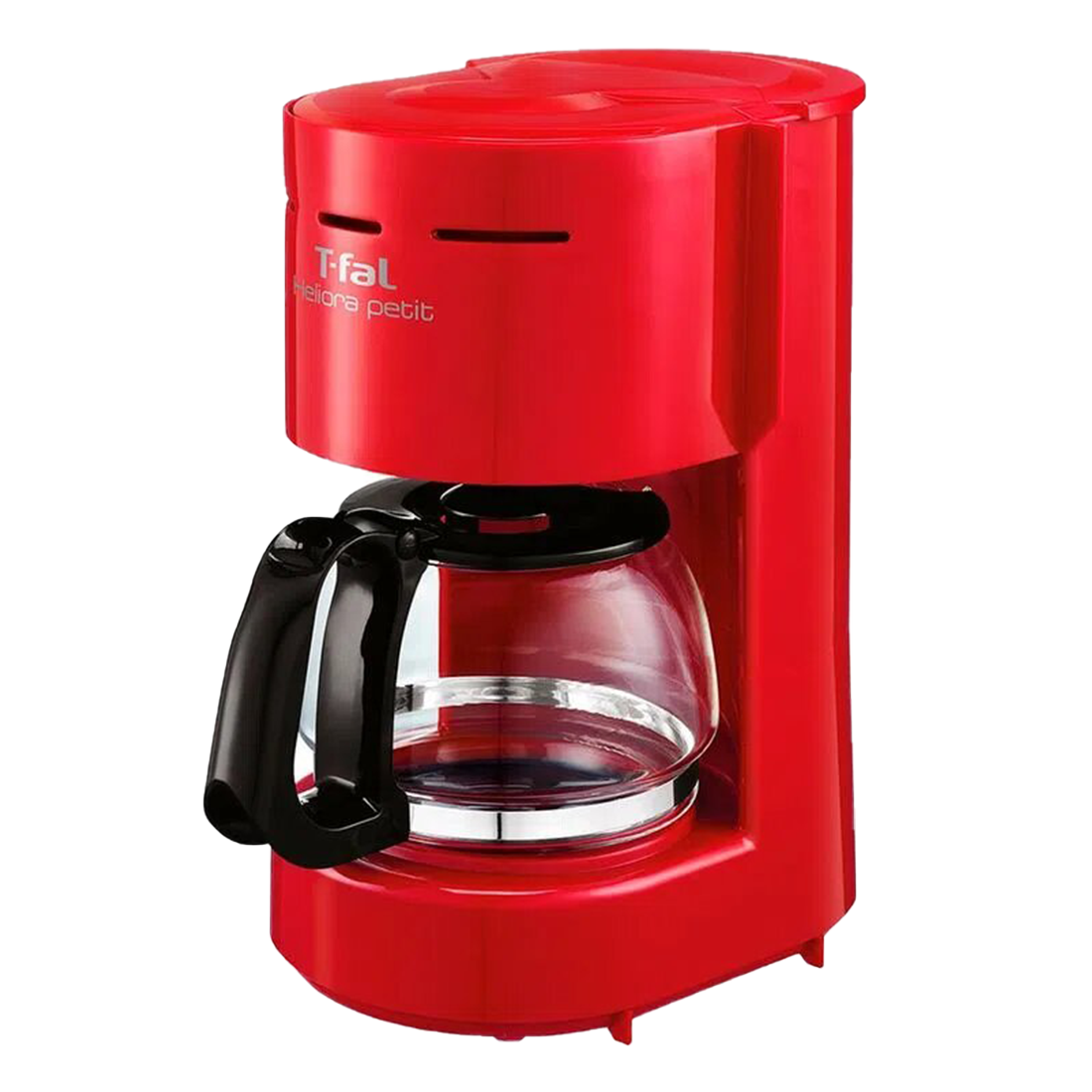 Cafetera de Goteo T-Fal Cm3215mx Heliora Petit 4 Tazas color Roja