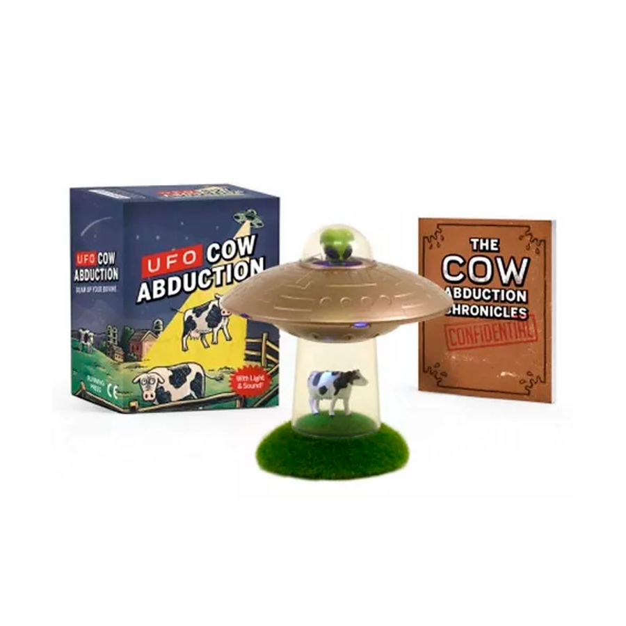 Ufo Cow Abduction Beam Up Your Bovine Gadget Con Luz Sonido