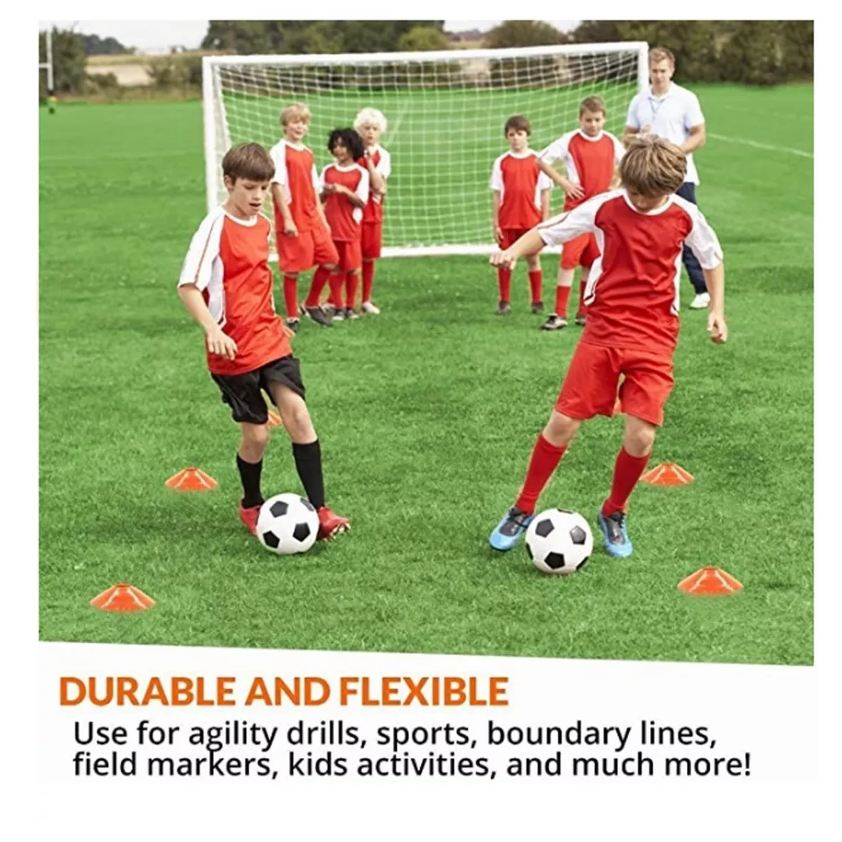 Pack 50 Conos Entrenamiento Futbol Agilidad + Porta Platos