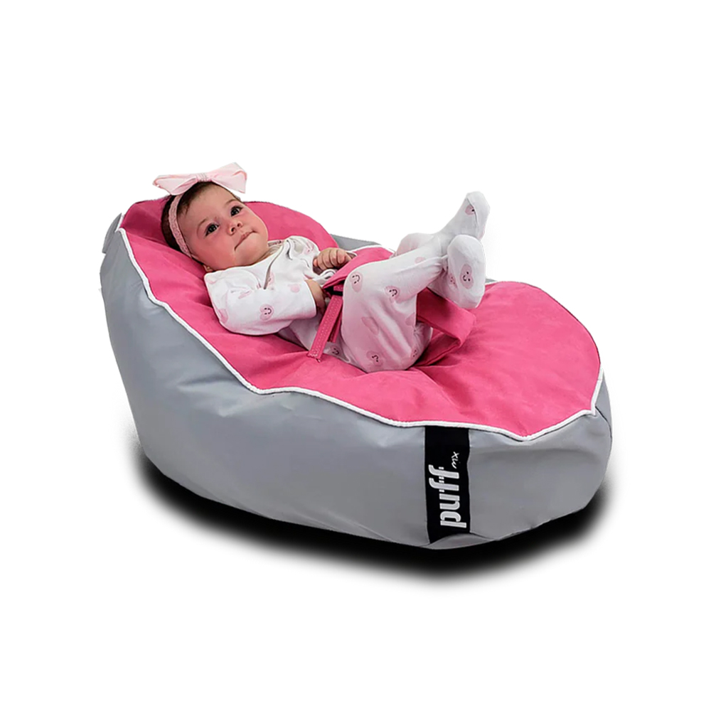 BABY PUFF NYLON/GAMUZA MARINO/CIELO Memory Foam
