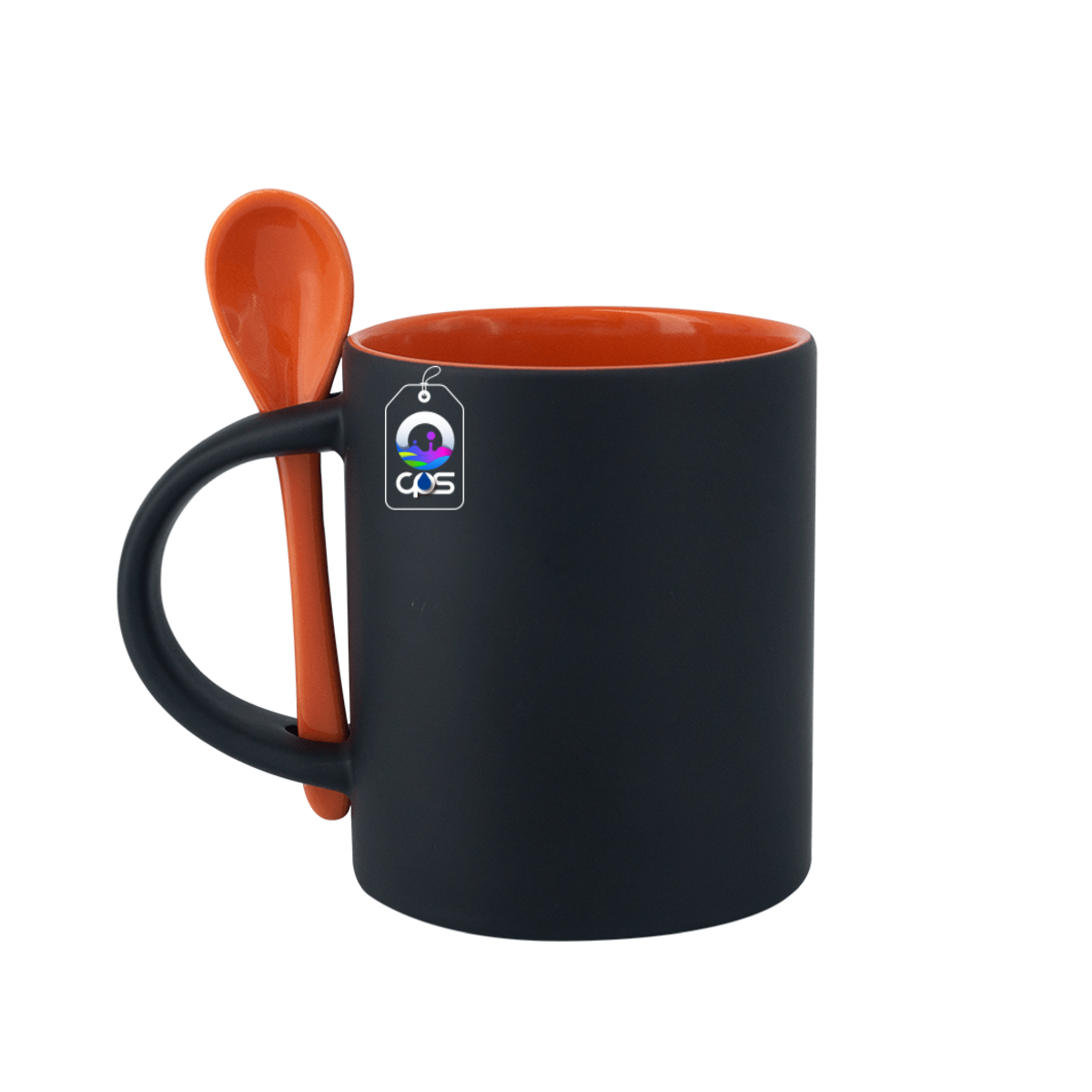 Taza Mágica con interior y cuchara de color, 12 piezas.