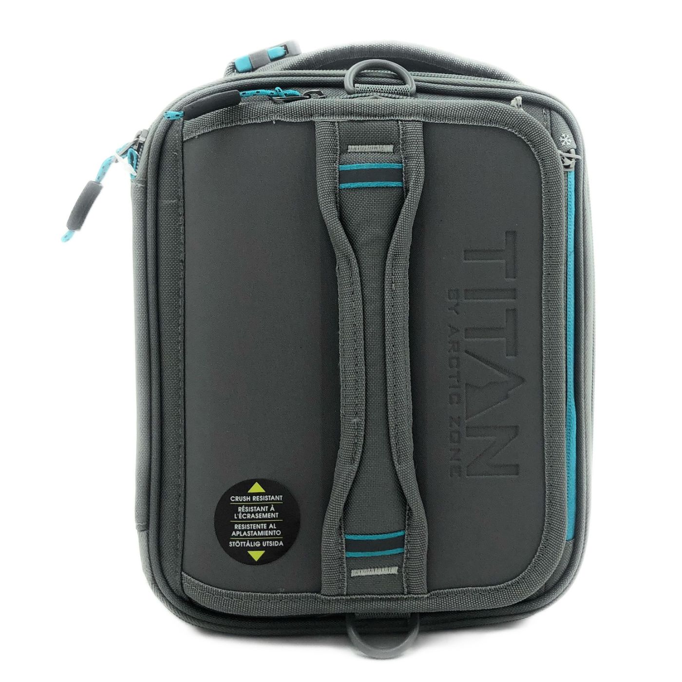 Lonchera Termica Expandible Titan Con Recipientes Color Gris