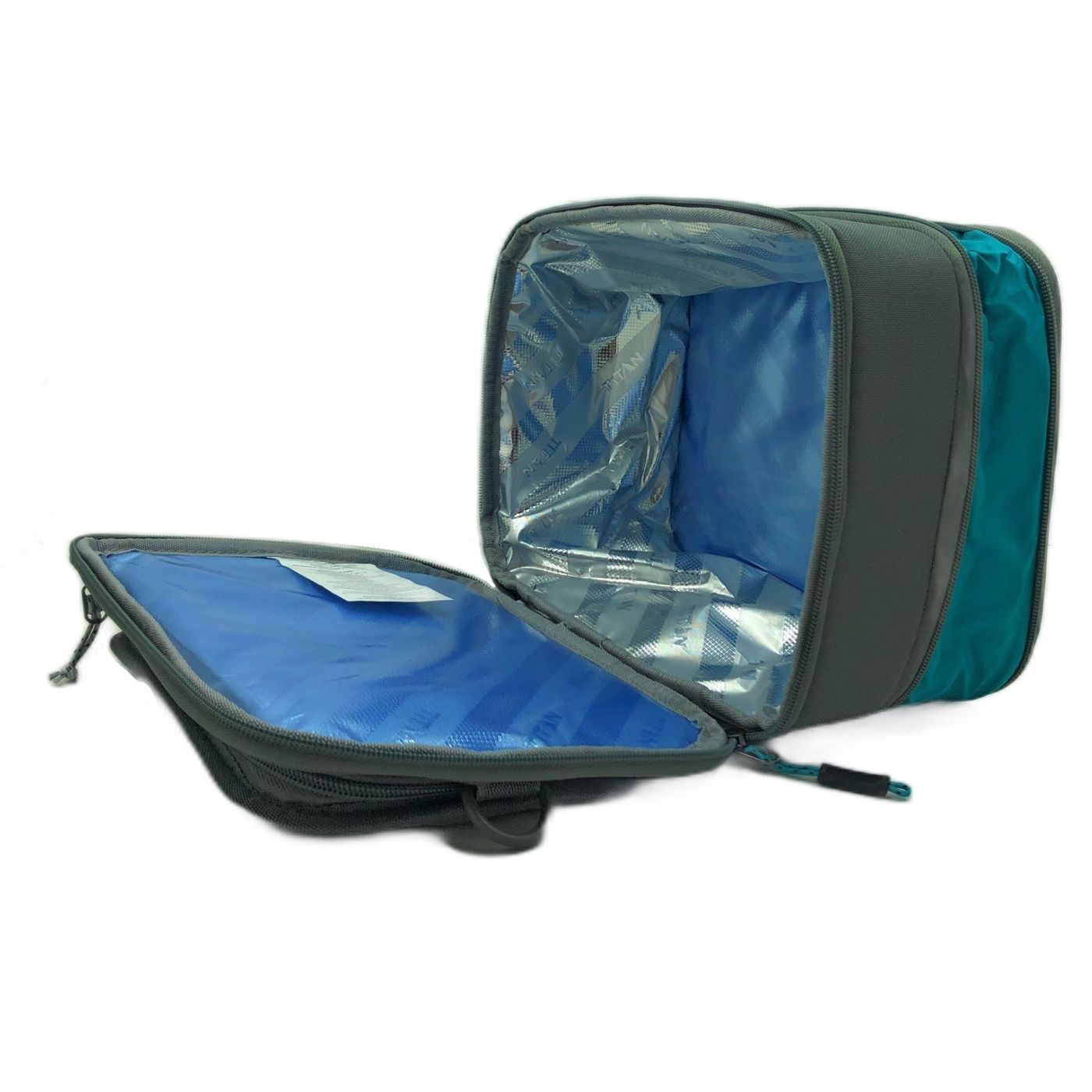 Lonchera Termica Expandible Titan Con Recipientes Color Gris