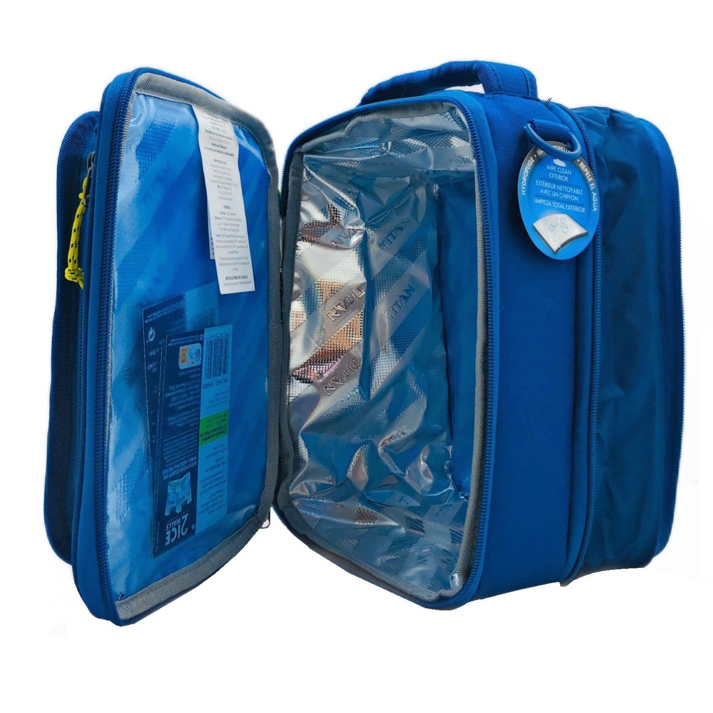 Lonchera Termica Expandible Titan Con Recipientes Color Azul