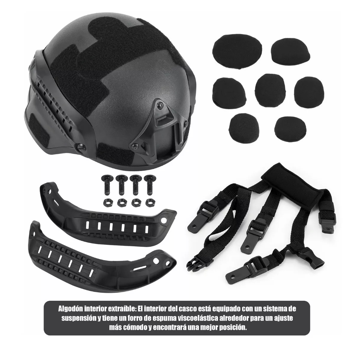 Casco Militar Táctico Para Paintball