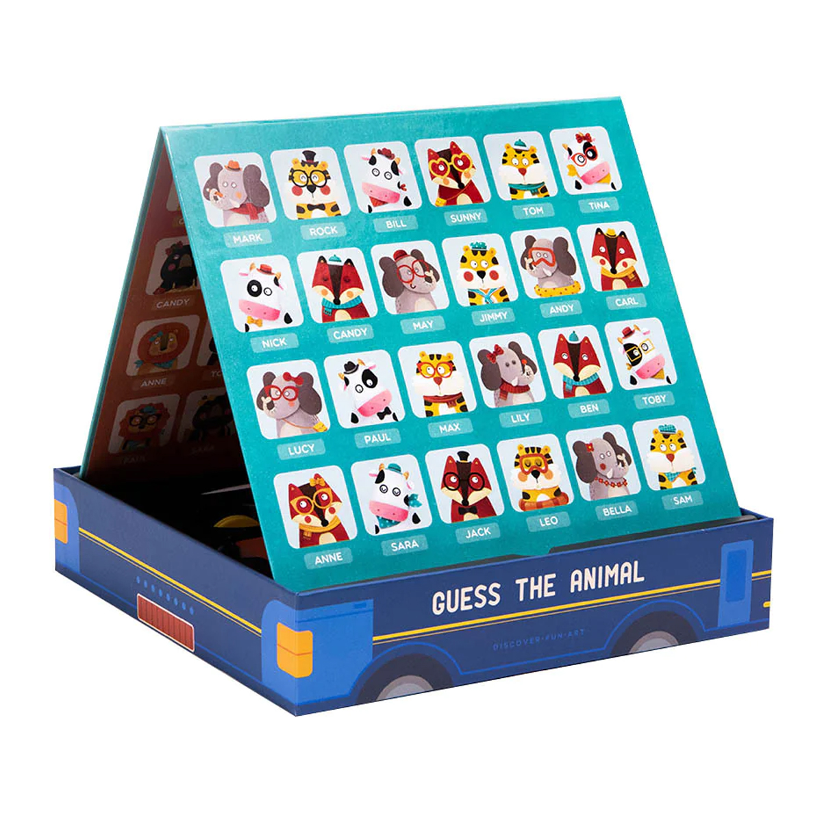 Juego De Mesa Para Niños Adivina El Animal Mideer