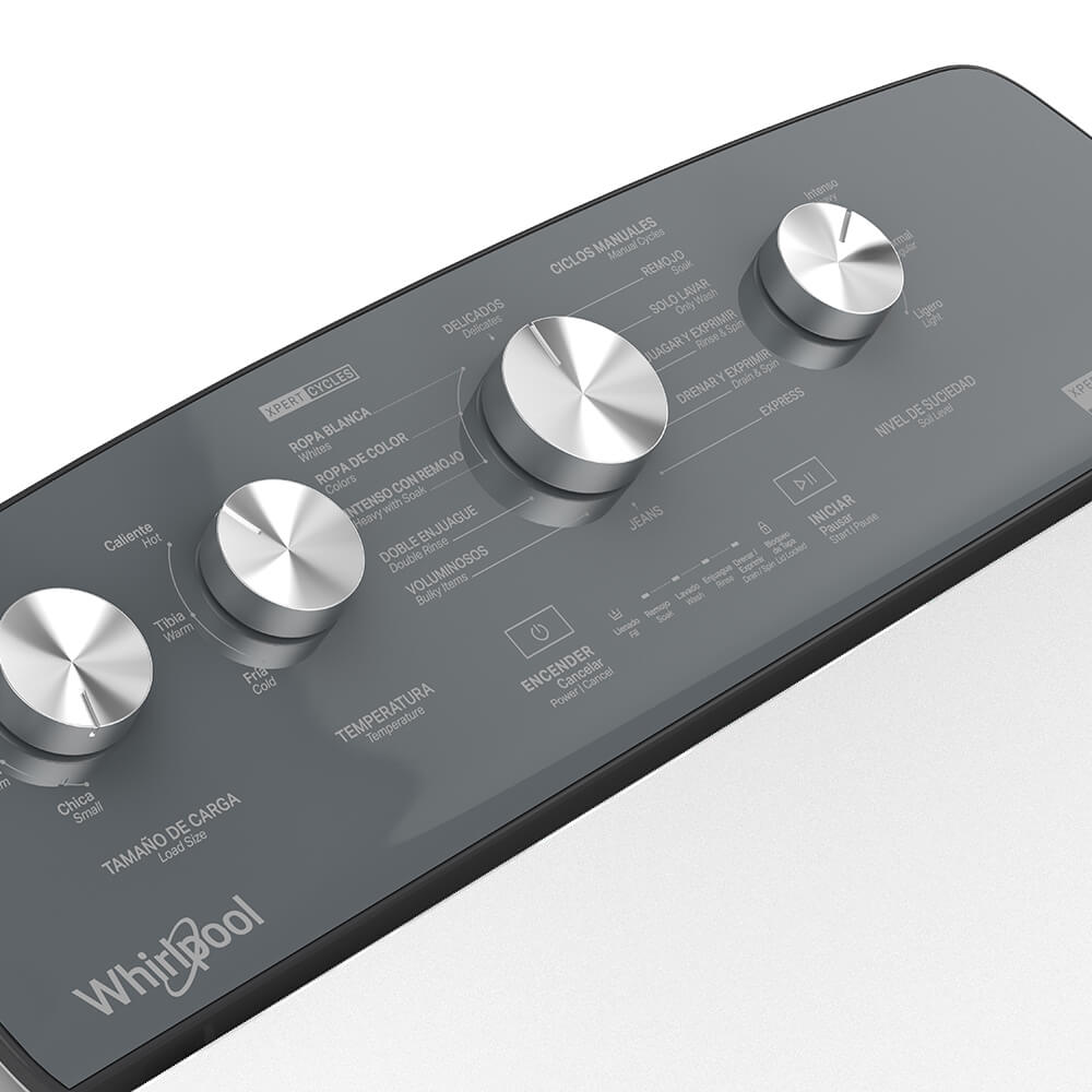 Lavadora Whirlpool Carga Superior 22Kgs Xpert System Blanco 8MWTW2224MPM