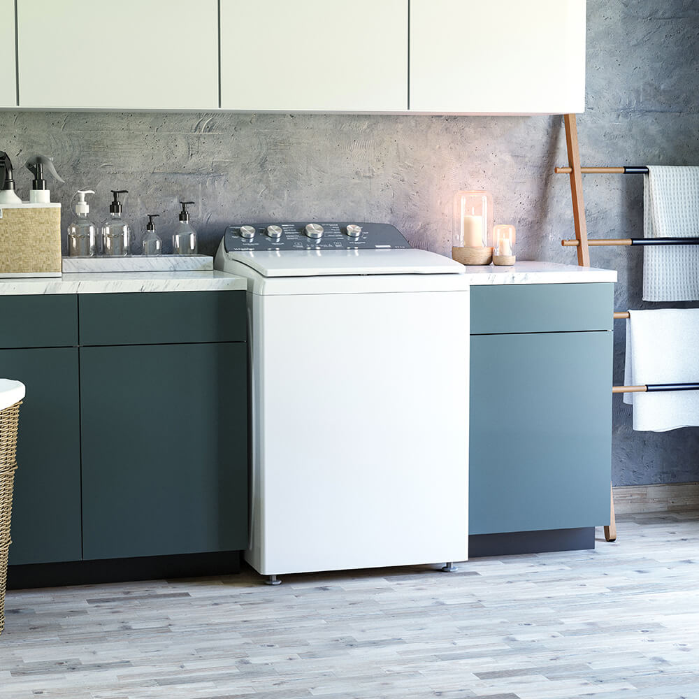 Lavadora Whirlpool Carga Superior 22Kgs Xpert System Blanco 8MWTW2224MPM