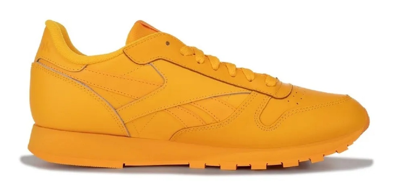 Tenis Reebok Classic Leather Amarillo Piel Unisex