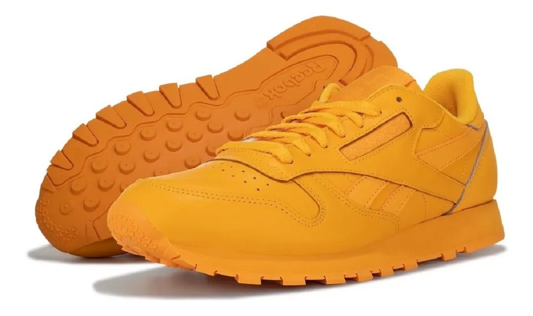 Tenis Reebok Classic Leather Amarillo Piel Unisex