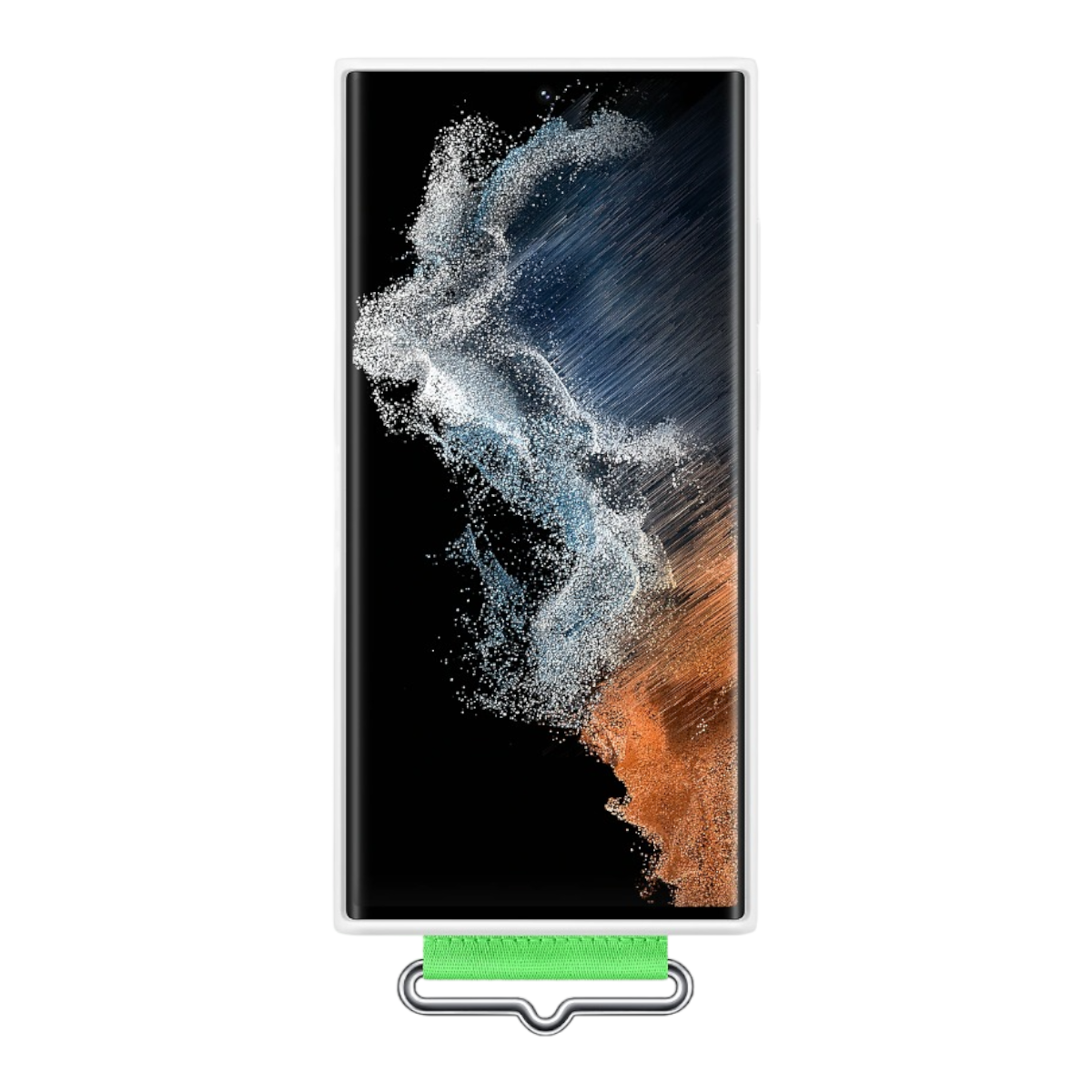 Funda Samsung Original Silicone Strap para S22 Ultra Color Blanco