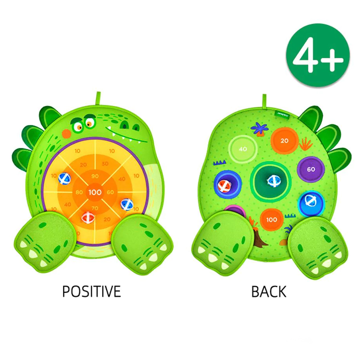 Juego Lanzamiento Dardos Pelotas Velcro Niños Mideer