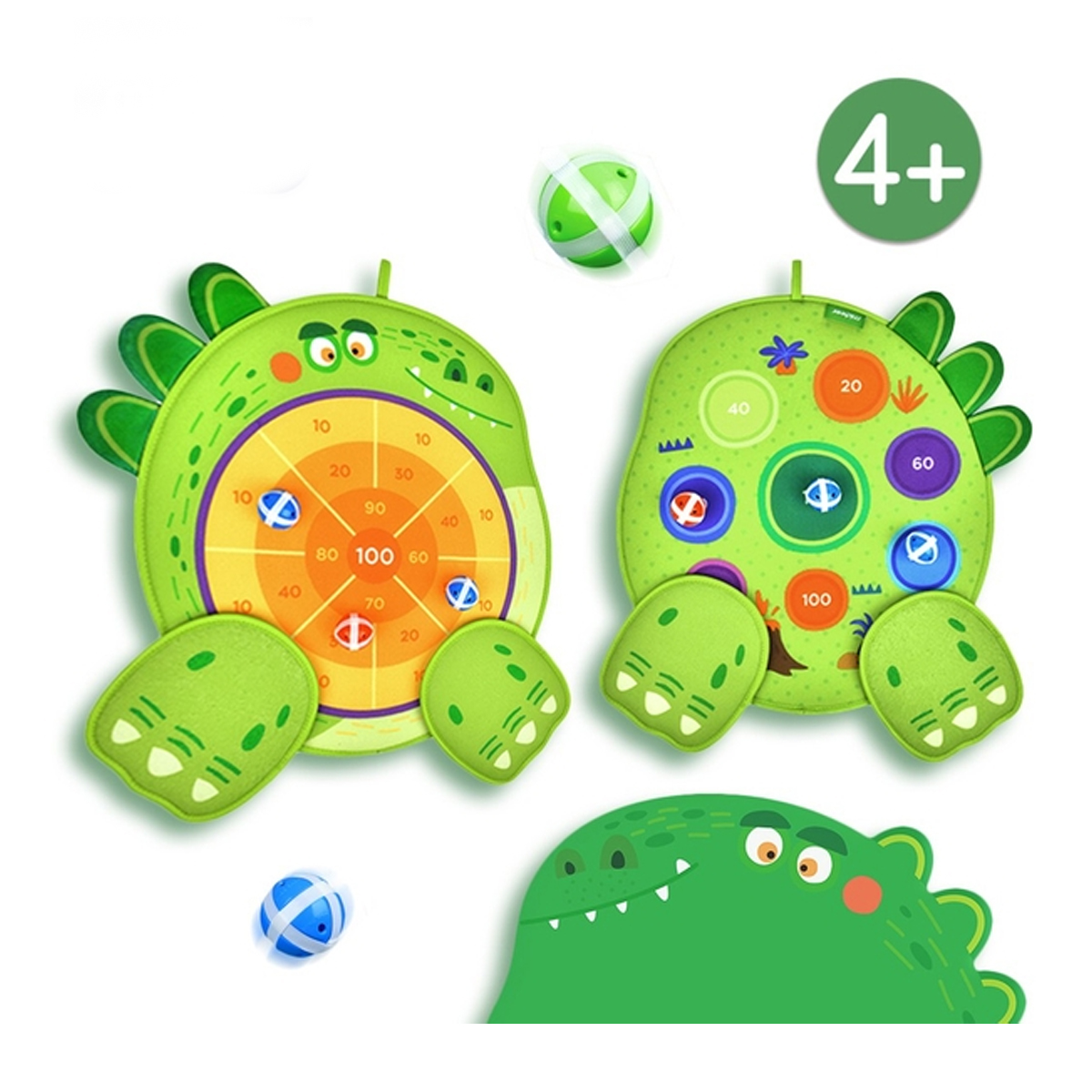 Juego Lanzamiento Dardos Pelotas Velcro Niños Mideer