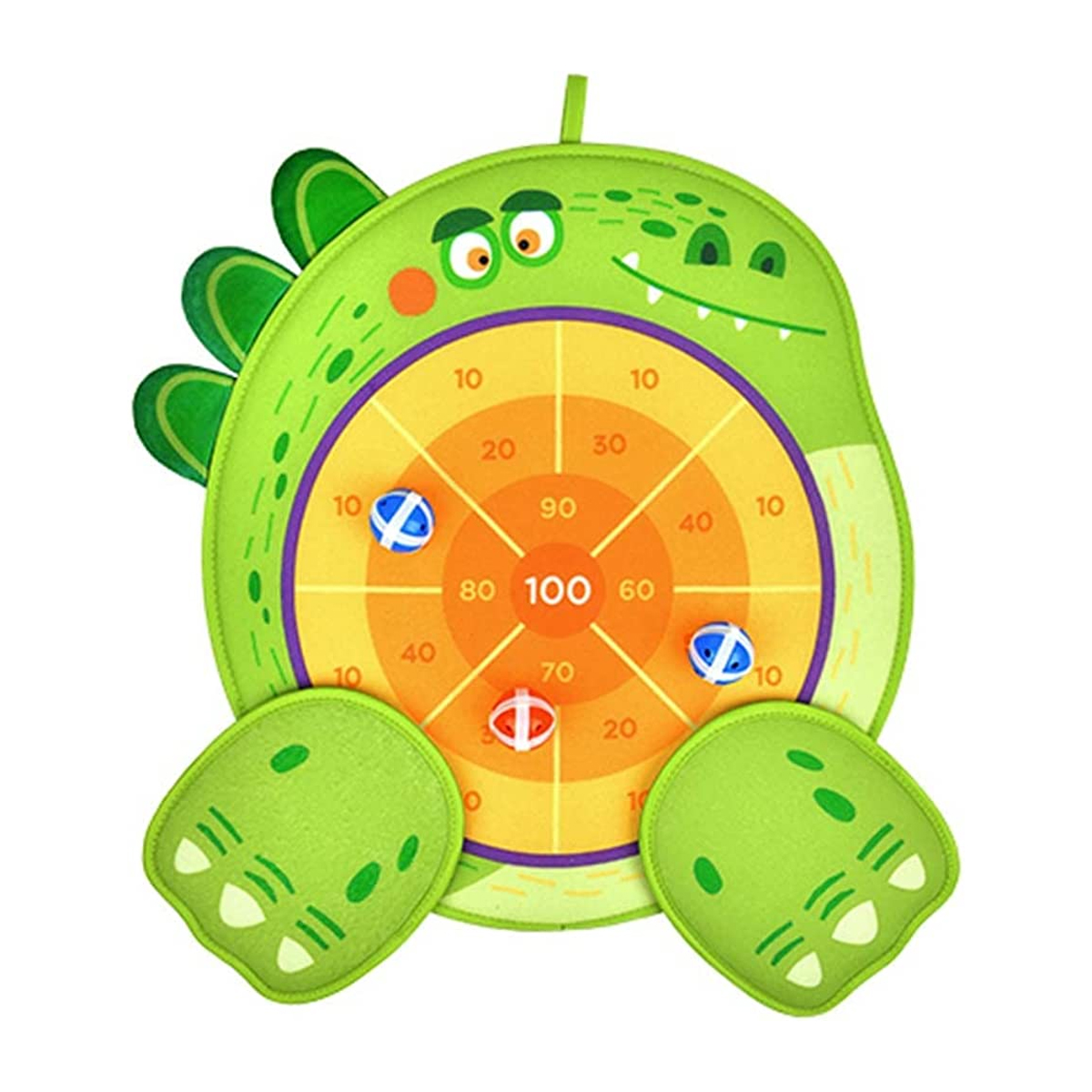 Juego Lanzamiento Dardos Pelotas Velcro Niños Mideer