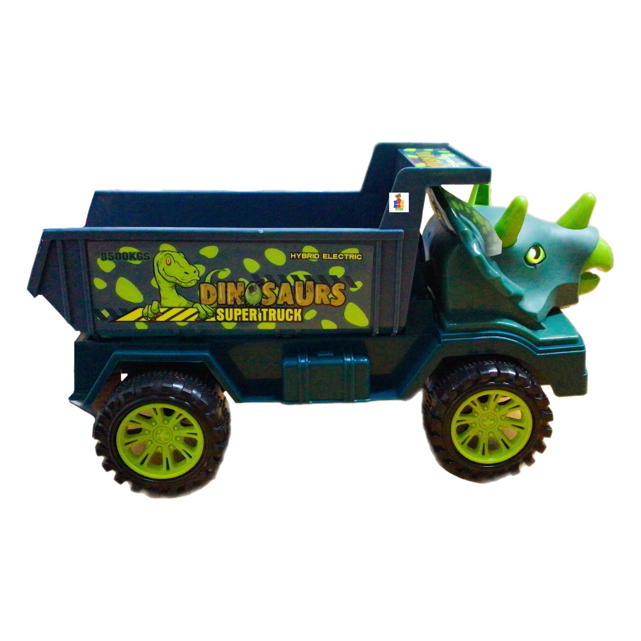 3 Camión Dinosaurio Construcción Carro De Fricción Juguete