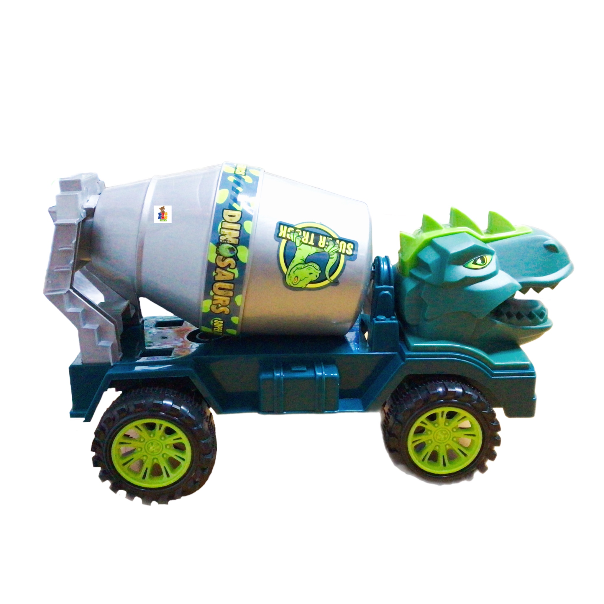 3 Camión Dinosaurio Construcción Carro De Fricción Juguete