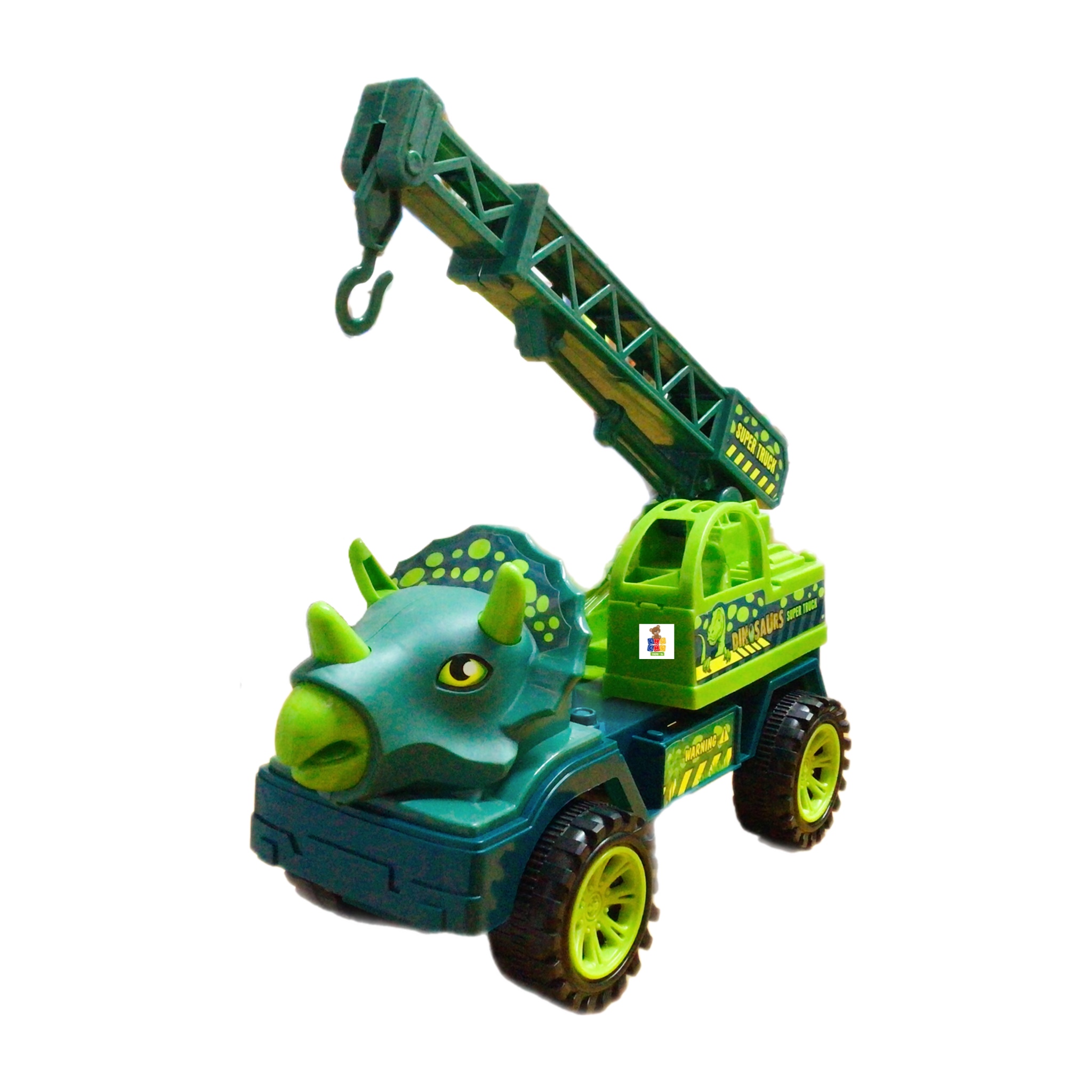 3 Camión Dinosaurio Construcción Carro De Fricción Juguete