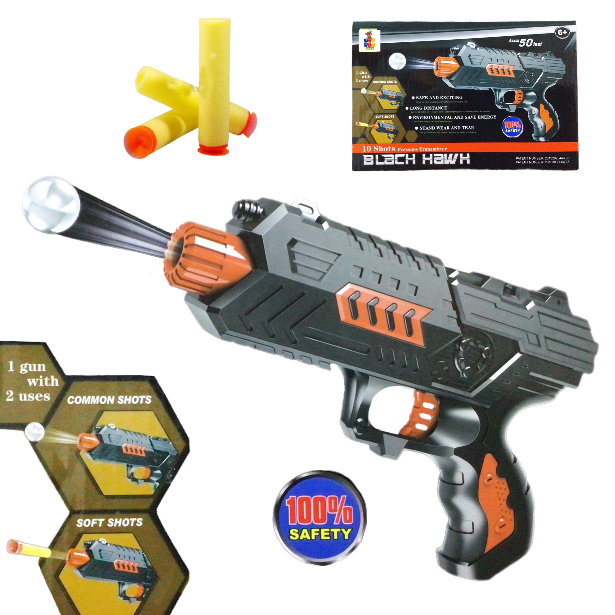 Pistola Hidrogel Y Lanza Dardos Micro Punch De Juguete M02