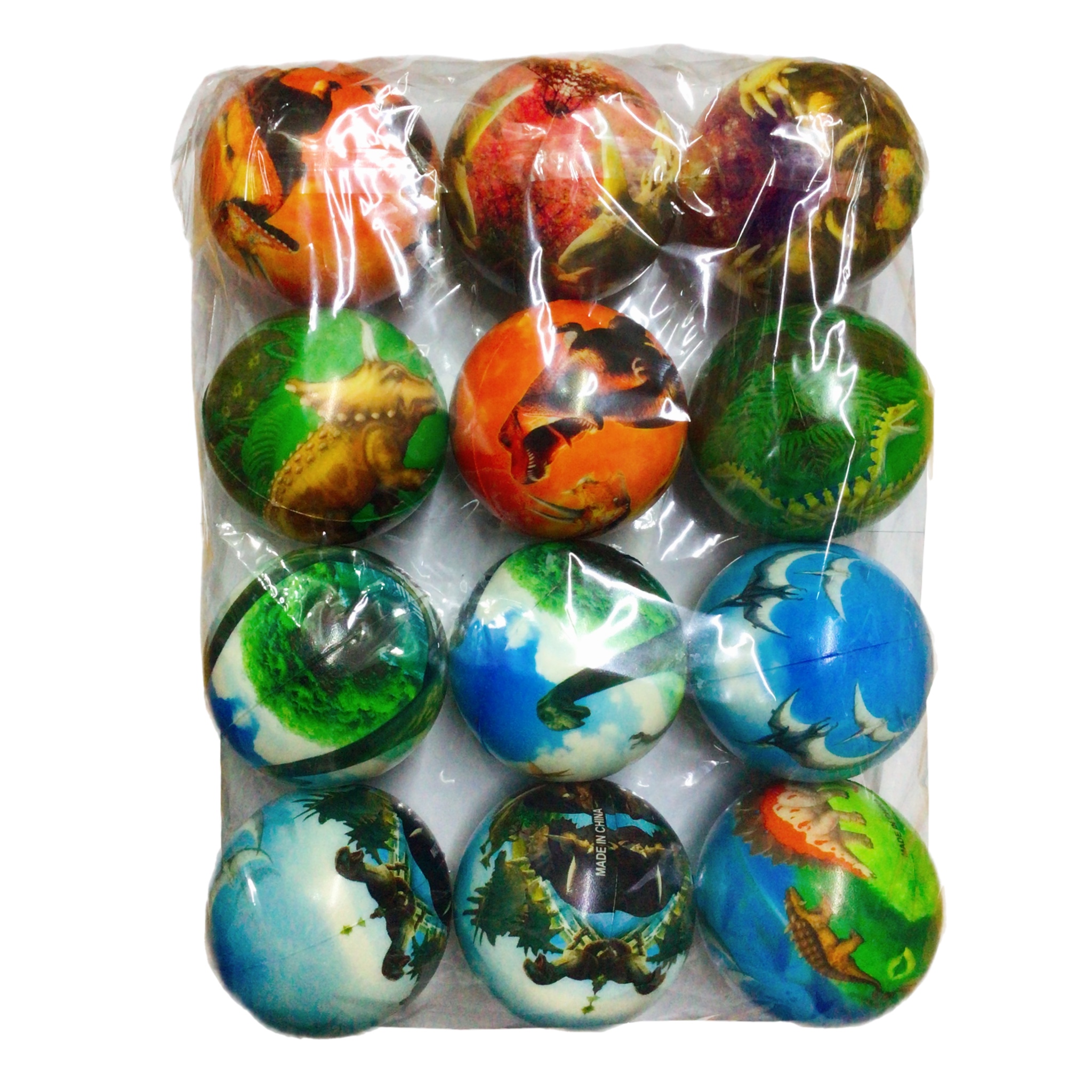 12 Pelota Anti Estrés Varios Modelos Relax Fiesta 6cm