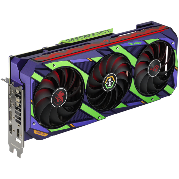 Tarjeta de Video ASUS ROG Strix GeForce RTX 3080 12GB GDDR6X Evangelion