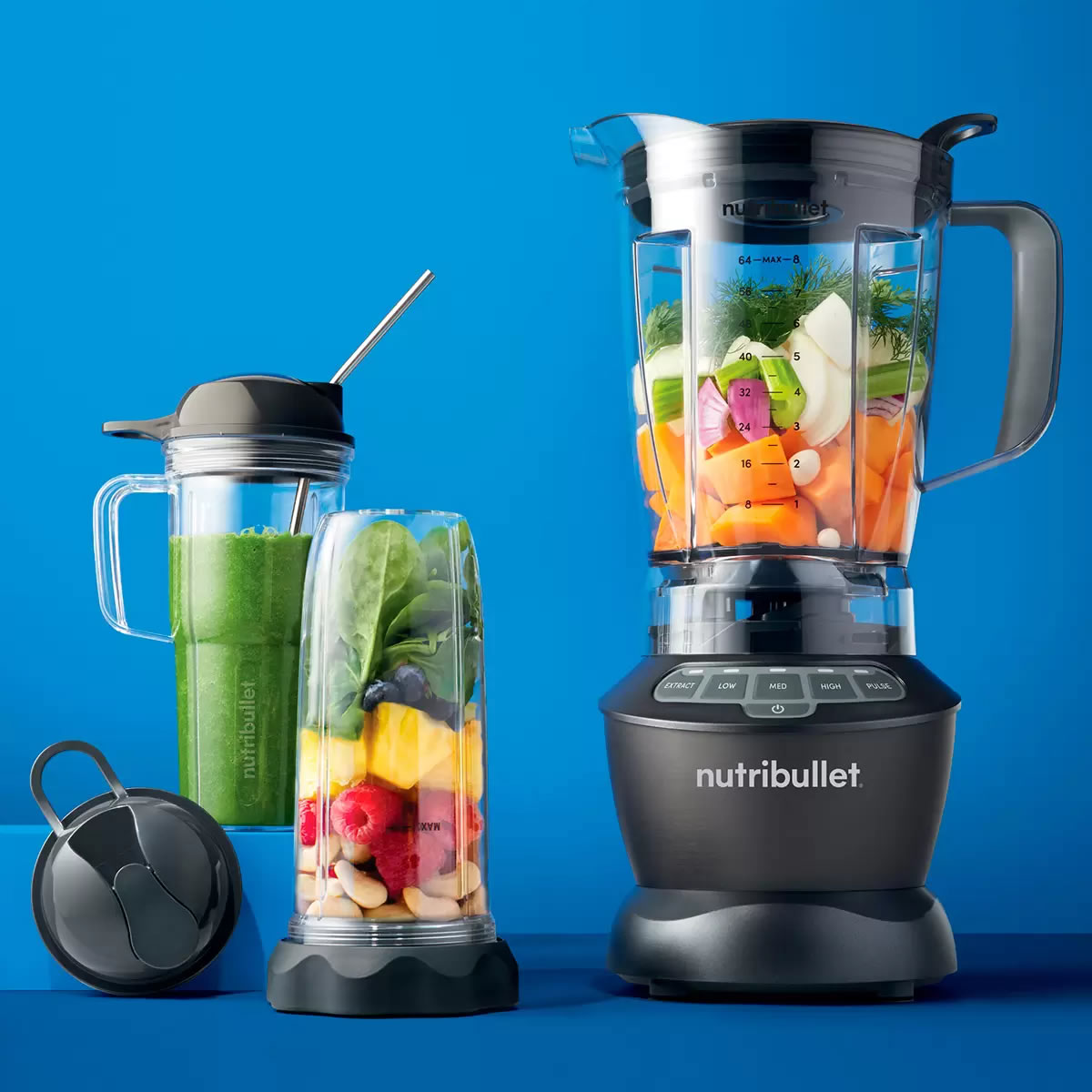 Combo Licuadora Nutribullet NBC-12A Potencia De 1200W - Negro