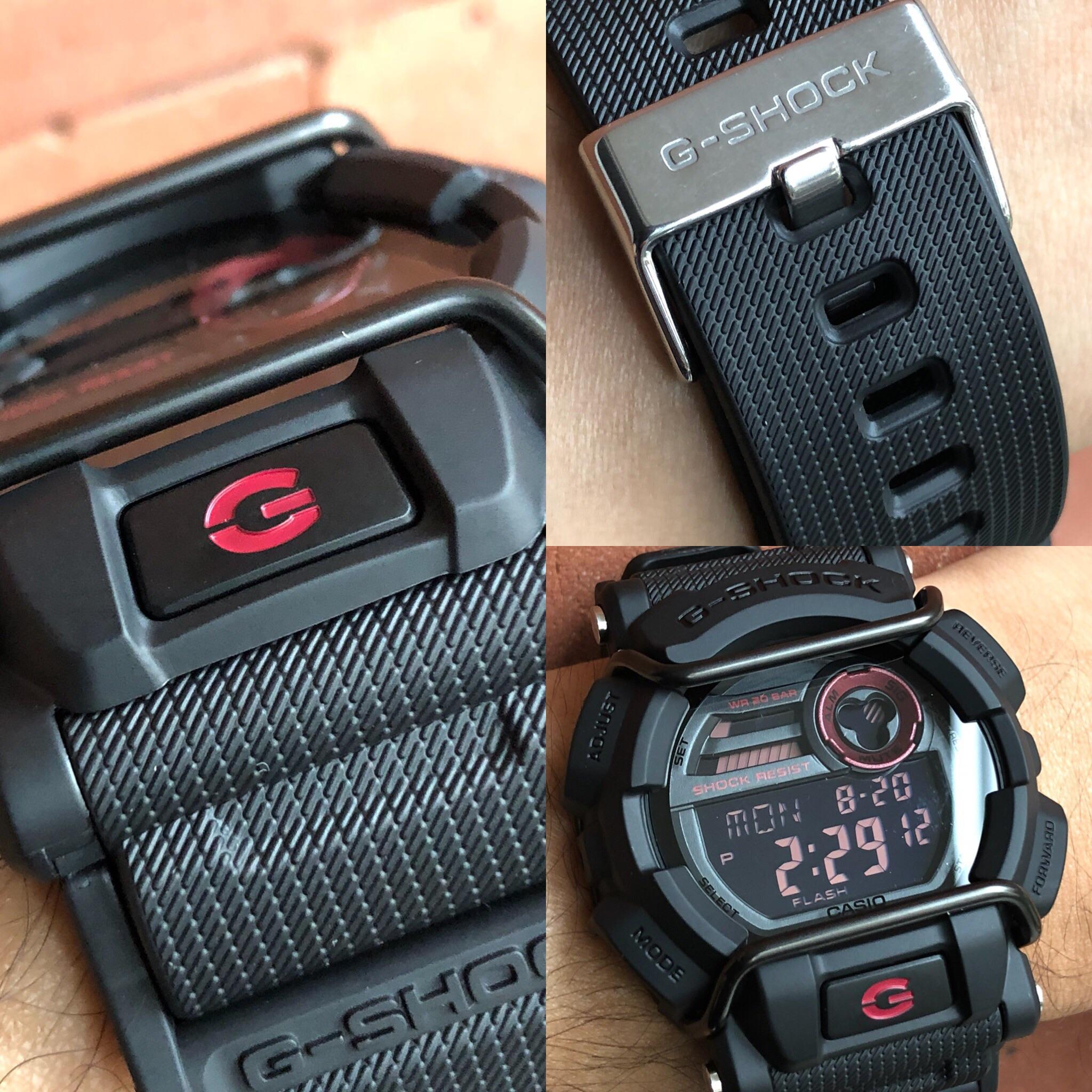 Reloj para hombre Casio G-shock Gd-400-1CR Resistente al agua 200m Alarma Cronometro resistente a golpes