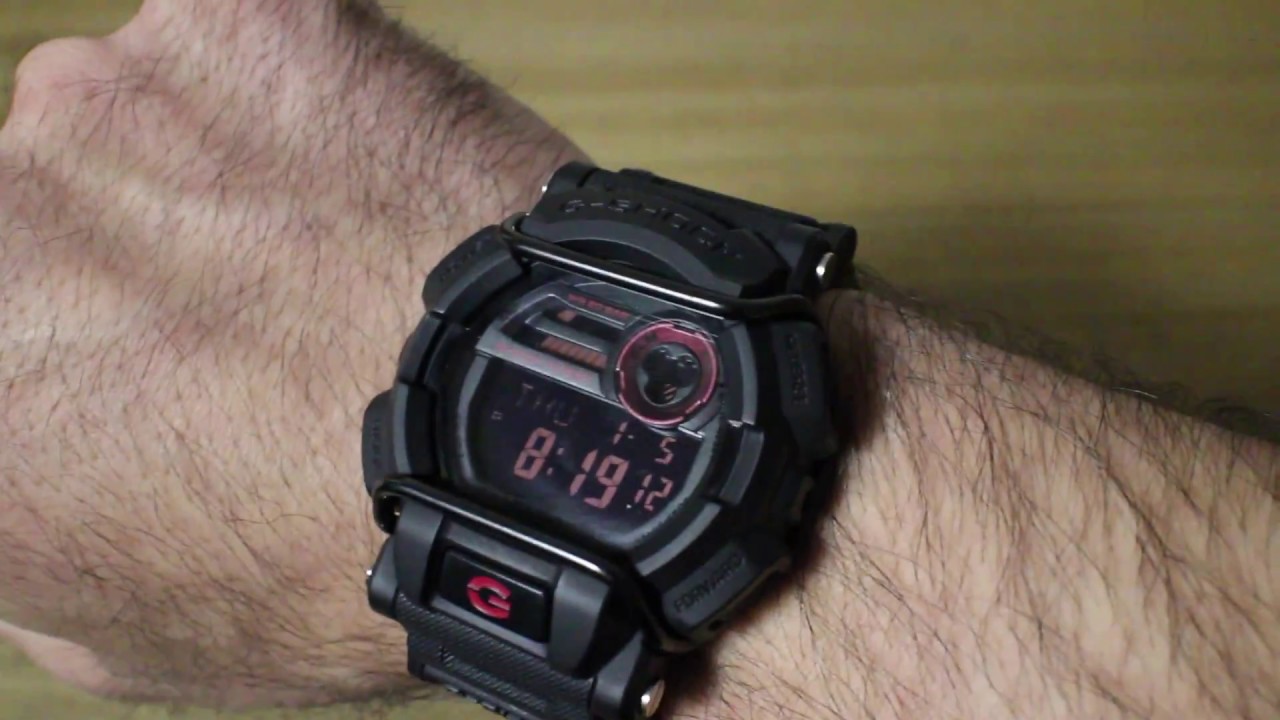 Reloj para hombre Casio G-shock Gd-400-1CR Resistente al agua 200m Alarma Cronometro resistente a golpes