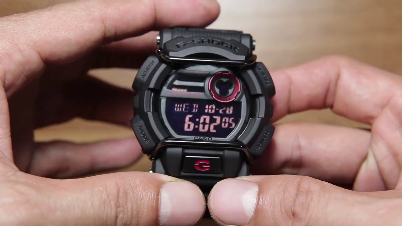 Reloj para hombre Casio G-shock Gd-400-1CR Resistente al agua 200m Alarma Cronometro resistente a golpes