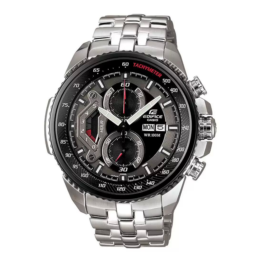 Reloj para Hombre Casio Edifice Deportivo Ef-558d-1a Cronógrafo acero inoxidable resistente al agua