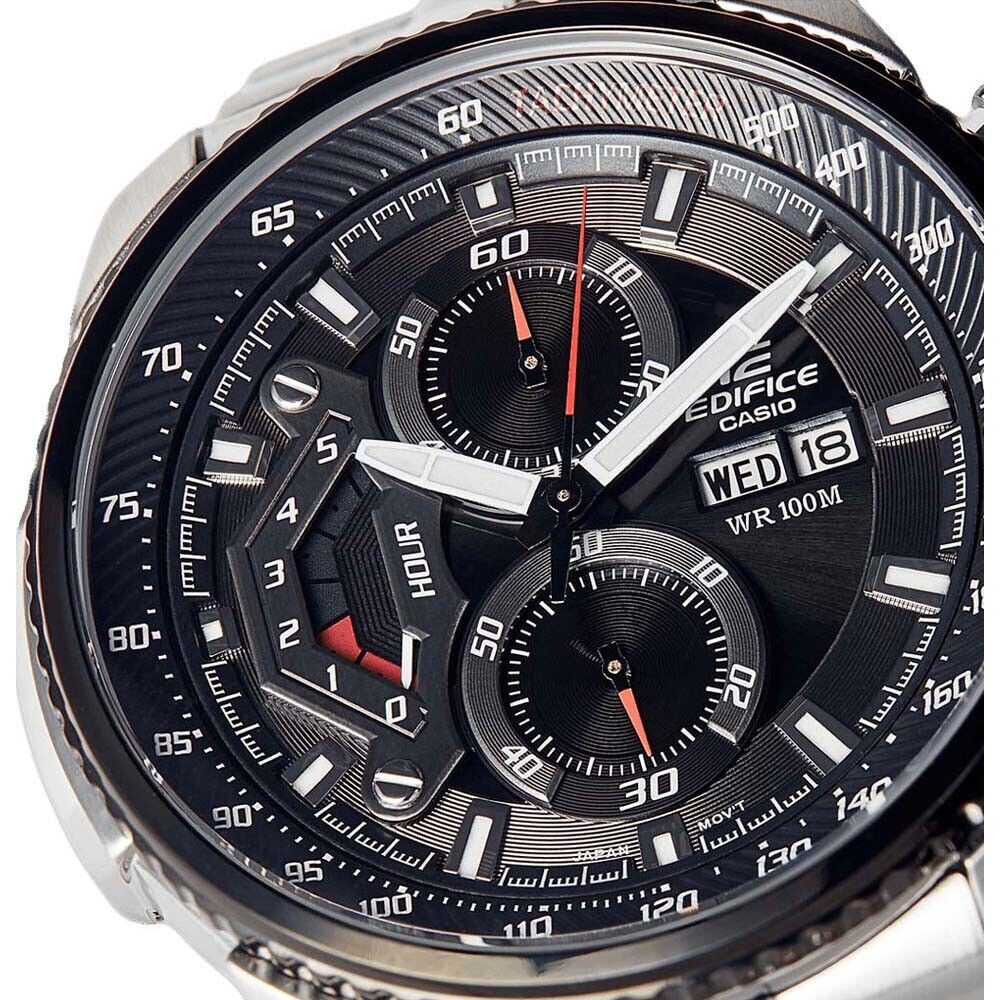 Reloj para Hombre Casio Edifice Deportivo Ef-558d-1a Cronógrafo acero inoxidable resistente al agua