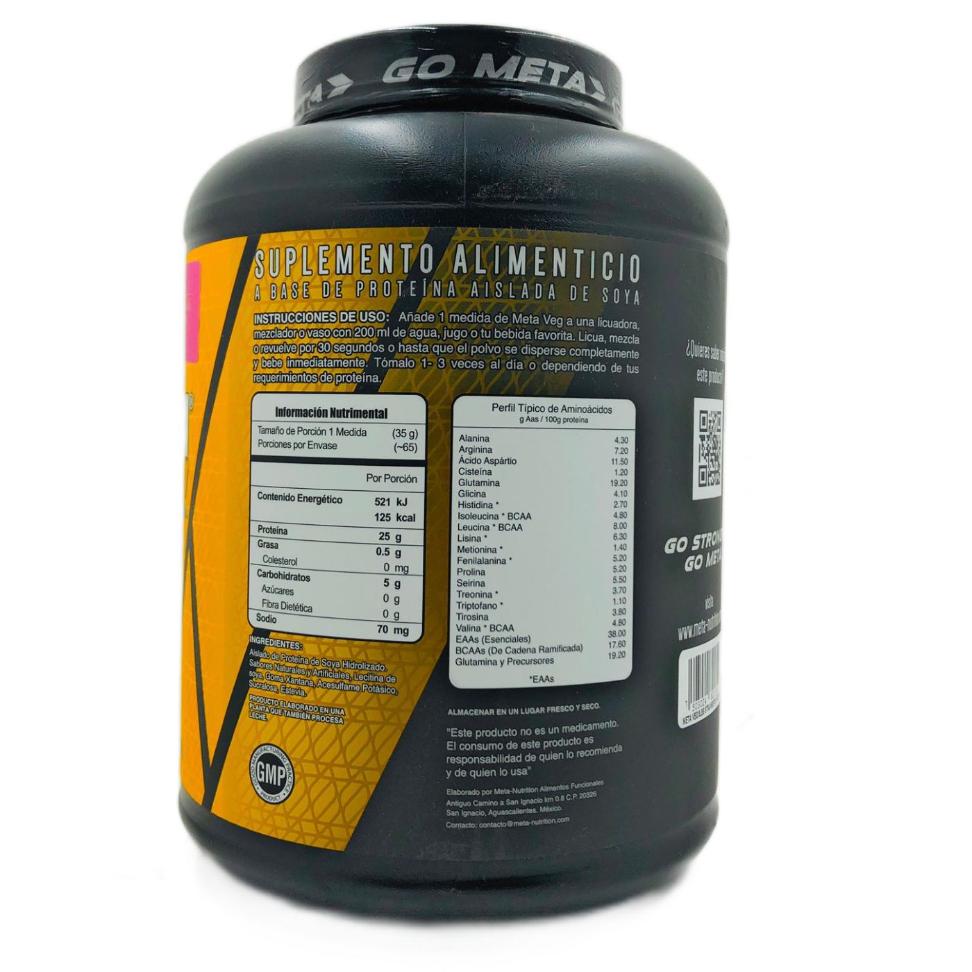 Meta Veg 5 Libras Sabor Fresas y Crema Meta Nutrition