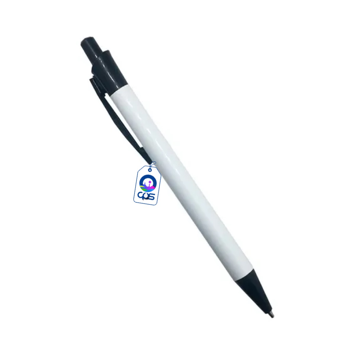 Pluma para sublimar con clip metálico, 25 piezas.