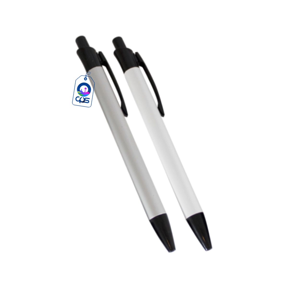 Pluma para sublimar con clip metálico, 25 piezas.