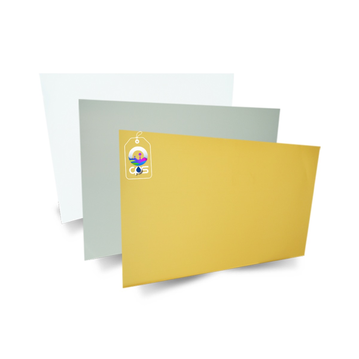 Lámina de aluminio Mate o Aperlada 40cm. X 60cm. X .5mm. (2 piezas)