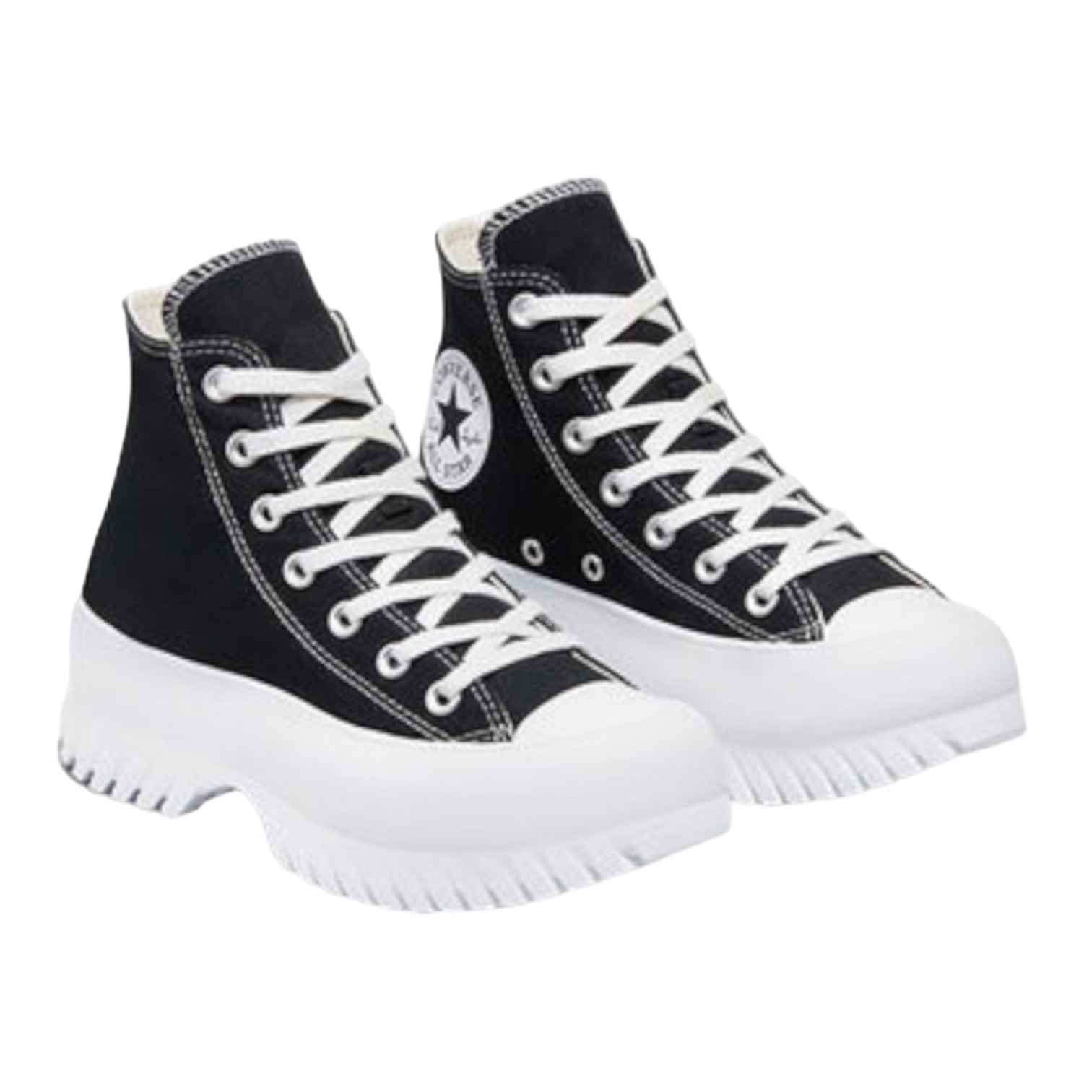 converse gris plataforma originales