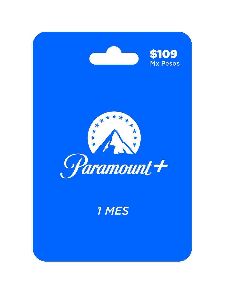 Paramount 1 mes tarjeta prepago, Pin Digital