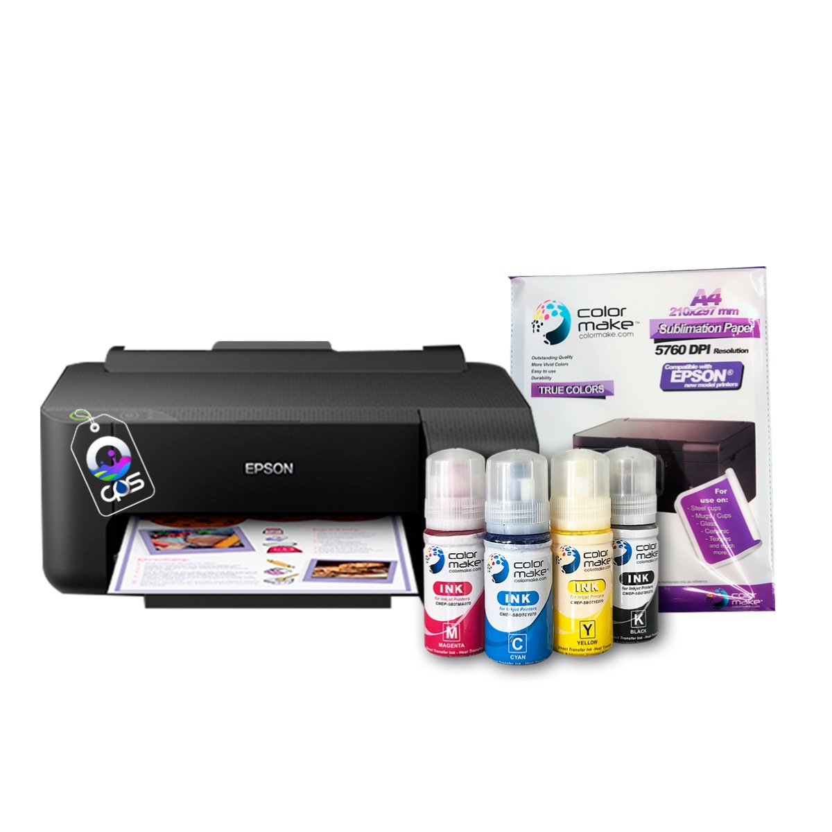 Impresora Epson L1250 con KIT para sublimación.