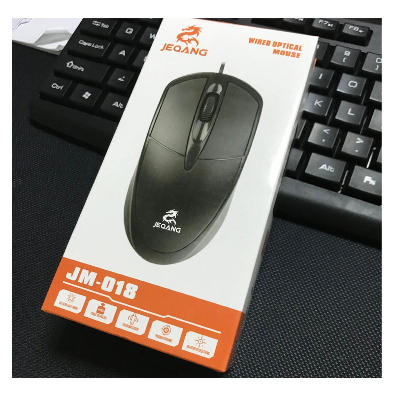 Mouse Ratón Óptico Alámbrico USB Ergonómico Para Pc Laptop (Negro).