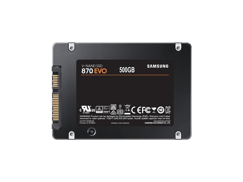 SSD Samsung 870 EVO, 500GB, SATA III, 2.5"