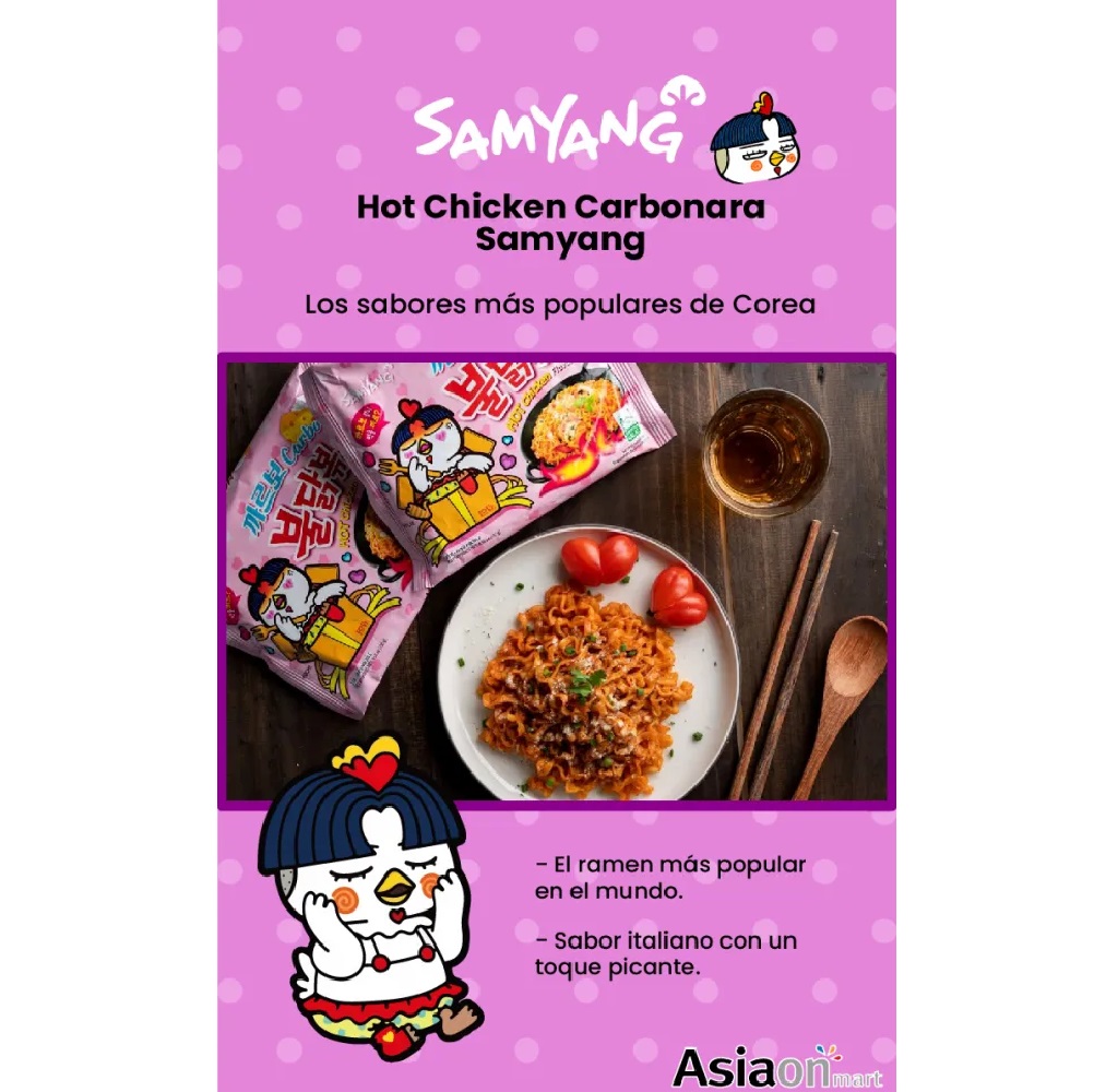 Samyang Hot Chicken Carbonara 5Pack
