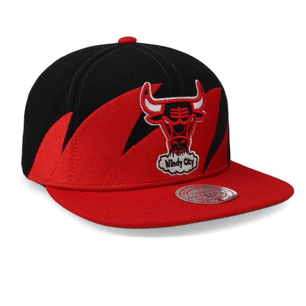 Gorra Mitchell & Ness Snapback Chicago Bulls Windy City Rojo MM20191
