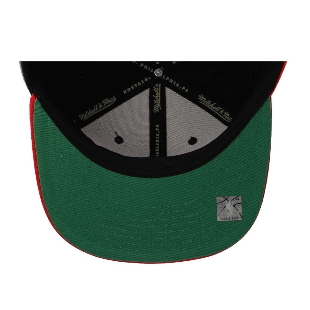 Gorra Mitchell & Ness Snapback Chicago Bulls Windy City Rojo MM20191