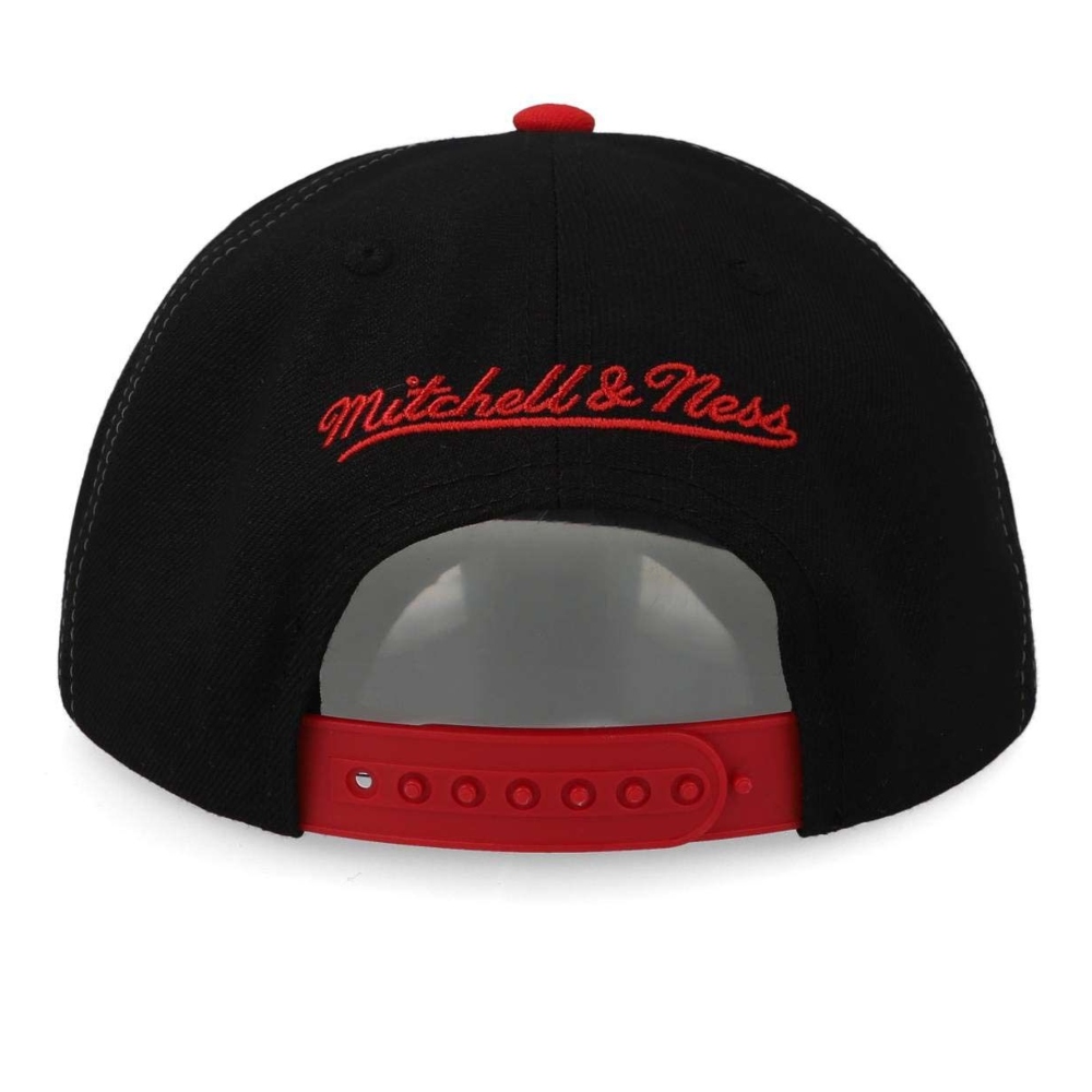 Gorra Mitchell & Ness Snapback Chicago Bulls Windy City Rojo MM20191