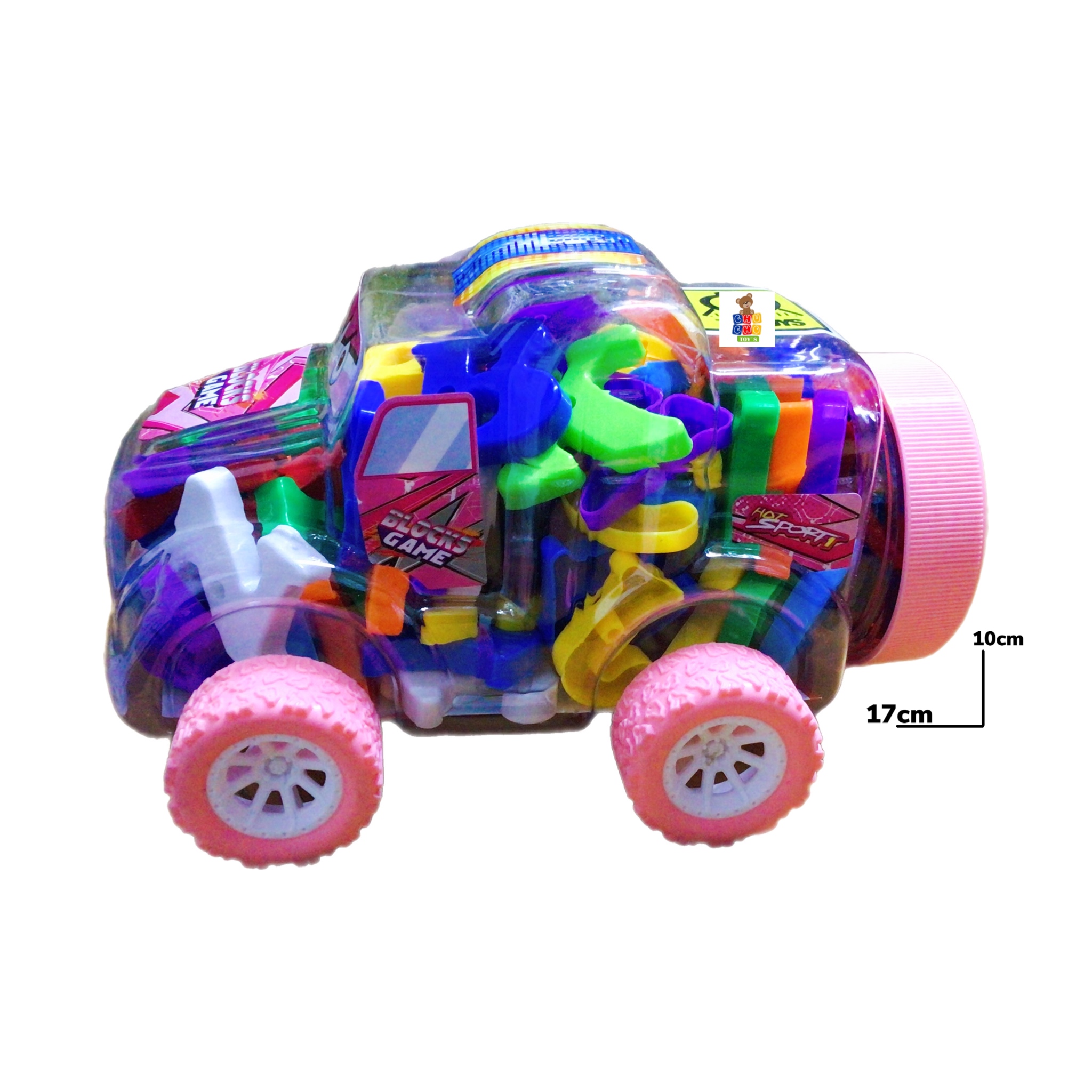 Camioneta Didáctica Con Fichas Juguete Blocks Game 80pz